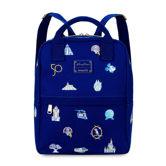 Disney Accessories - 𝅺WDW 50th Anniversary Canvas Backpack